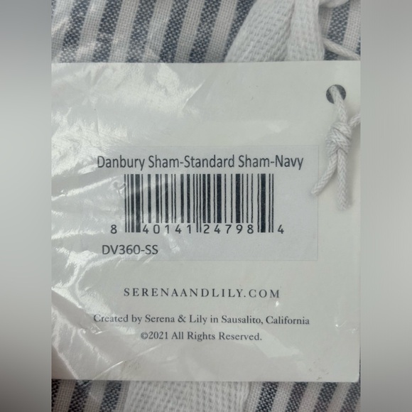 2 NWT Serena and Lily Standard Danbury Shams - Picture 4 of 6